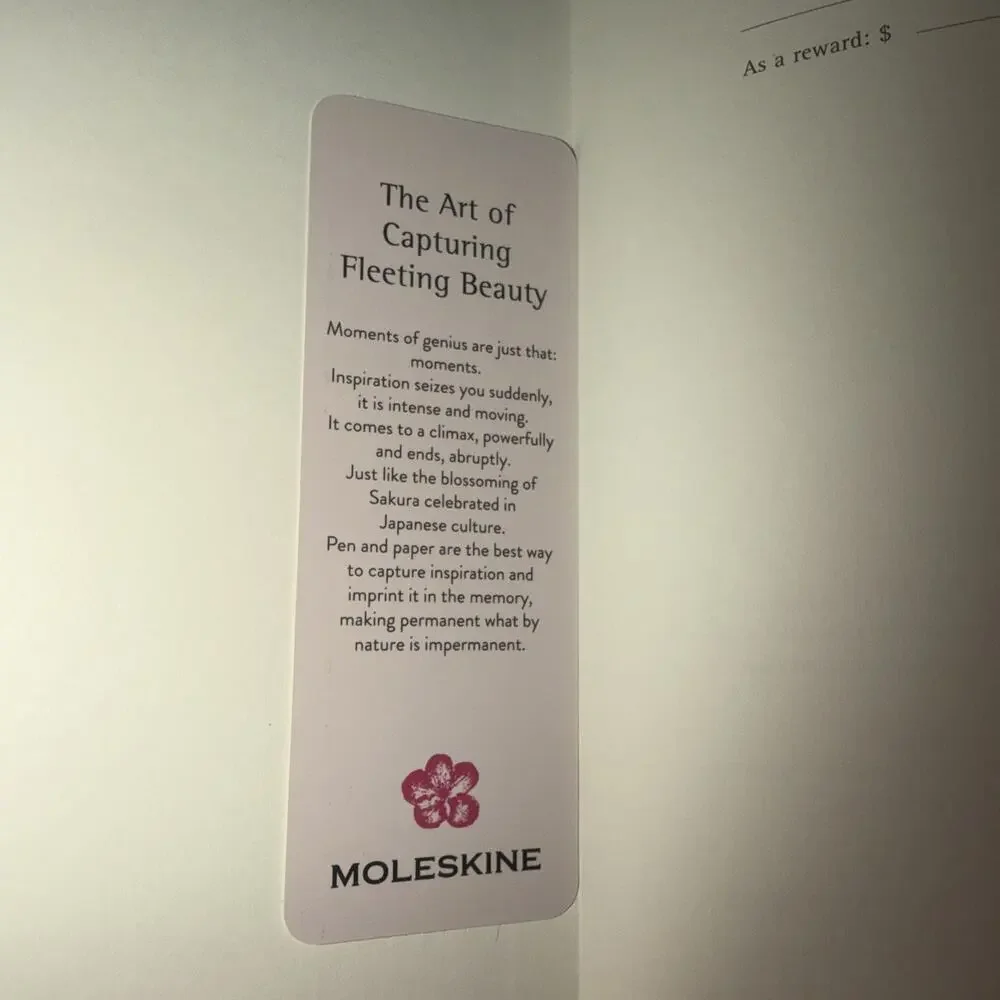 Moleskine Sakura Cherry Blossom Notebook Gift Set Journal Pen Boxed